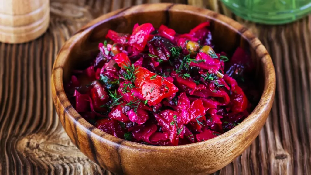 Beetroot salad. 