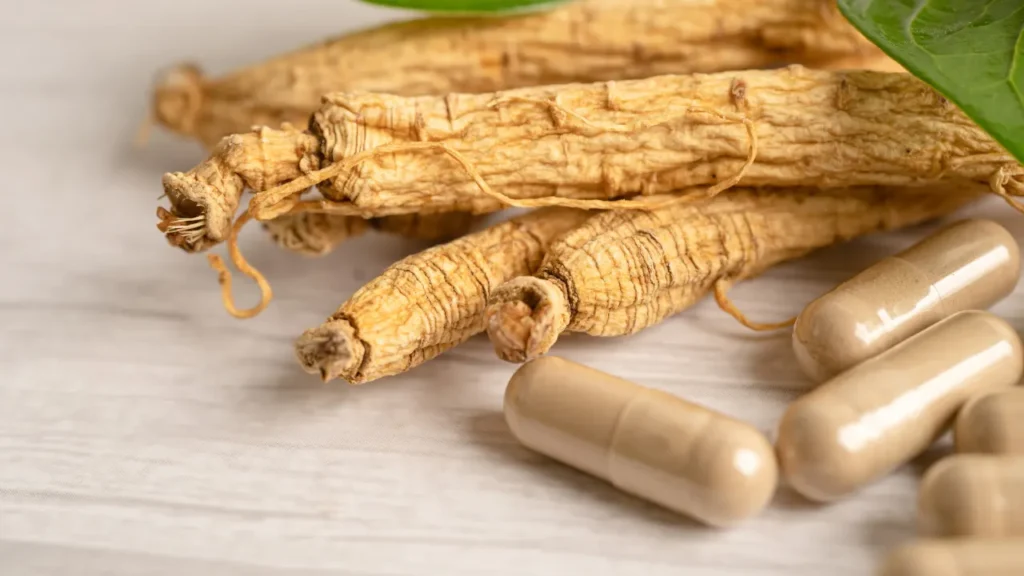 Panax Ginseng Supplements. 