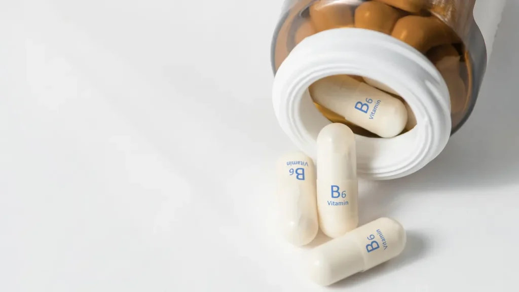 Vitamin B6 supplements. 