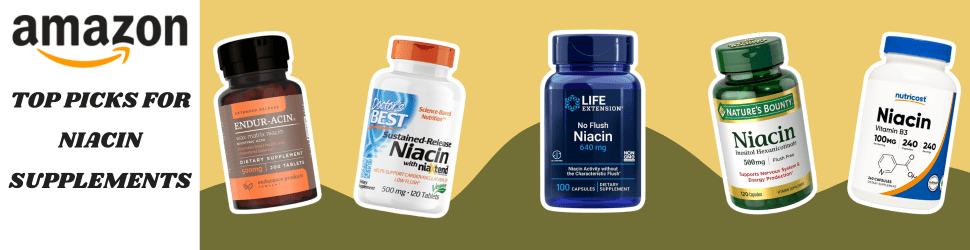 Boost cognitive performance and improve skin vitality with Niacin supplements—Shop Today on Amazon!