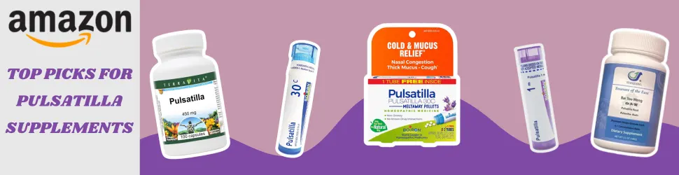 Ease Cold Symptoms, Soothe Flu Discomfort, and Reduce Mucus with Pulsatilla—Shop Now on Amazon!