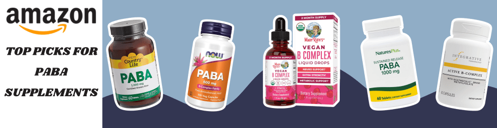 PABA aids in reducing mental fatigue and supporting healthy brain activity—Buy Now on Amazon!