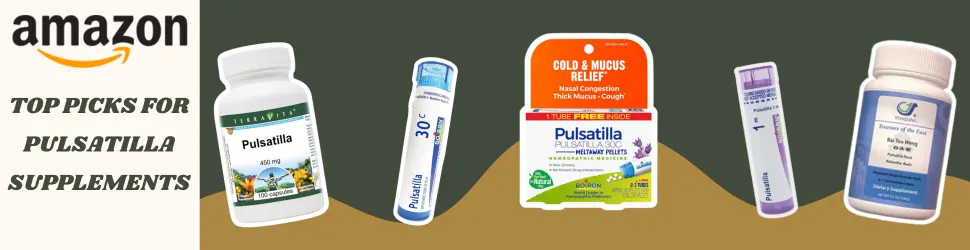 Support Cold Recovery, Flu Relief, and Mucus Reduction with Pulsatilla—Order Today on Amazon!