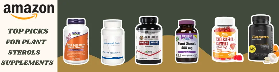 Support Heart Health and Enhance Brain Function with Plant Sterols—Shop Amazon's Premium Supplements Today!