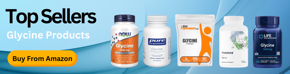 Reduce mental fatigue and increase resilience with Glycine's brain-boosting properties—Feel Energized, Shop Now on Amazon!