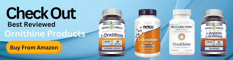 Ornithine aids in reducing mental fatigue and enhancing brain energy—Feel Refreshed, Buy Now on Amazon!