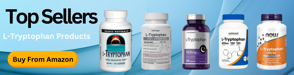 Support brain health and enjoy deep, restorative sleep with the natural benefits of L-Tryptophan—Feel the difference, Shop Now!