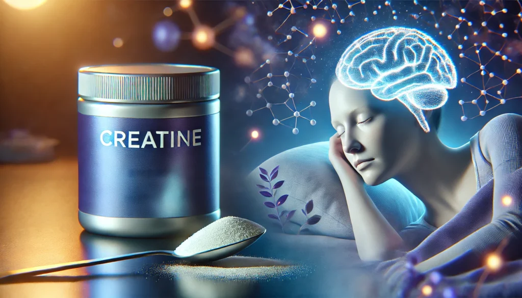 creatine for sleep and brain health. 